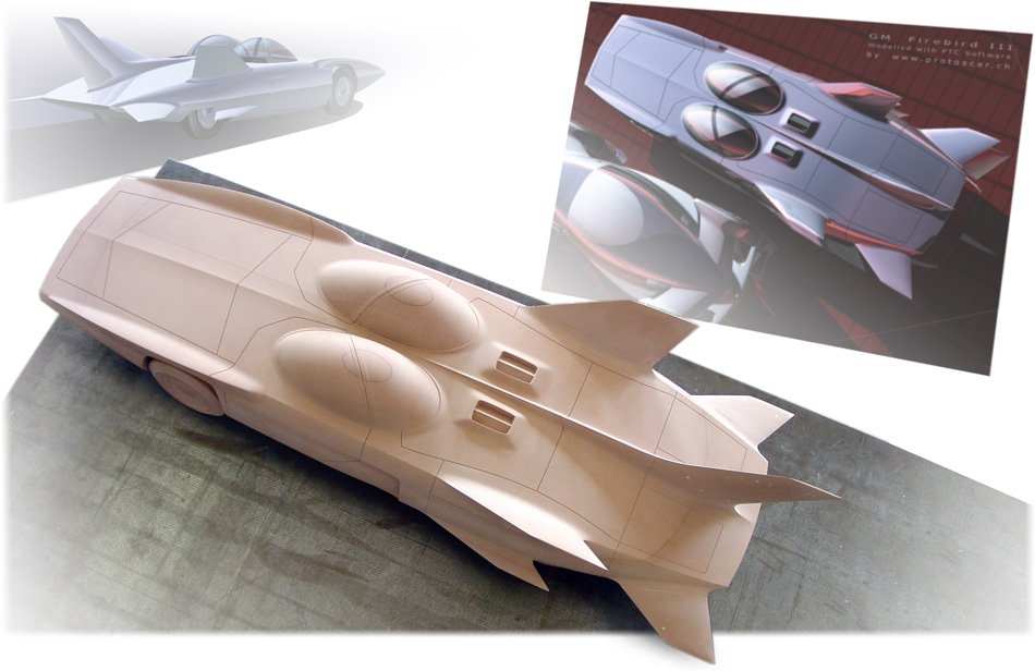 Firebird 2 nachmodelliertes Modell von Thomas Clever