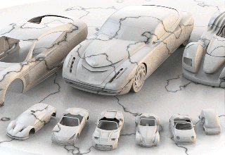 Visualisieren oder präsentieren von virtuellen 3D CAD Modellen. Kunden beeindrucken... schon in der Entwicklungsphase. Ein Car Design Beispiel von dem Designer Thomas Clever.
